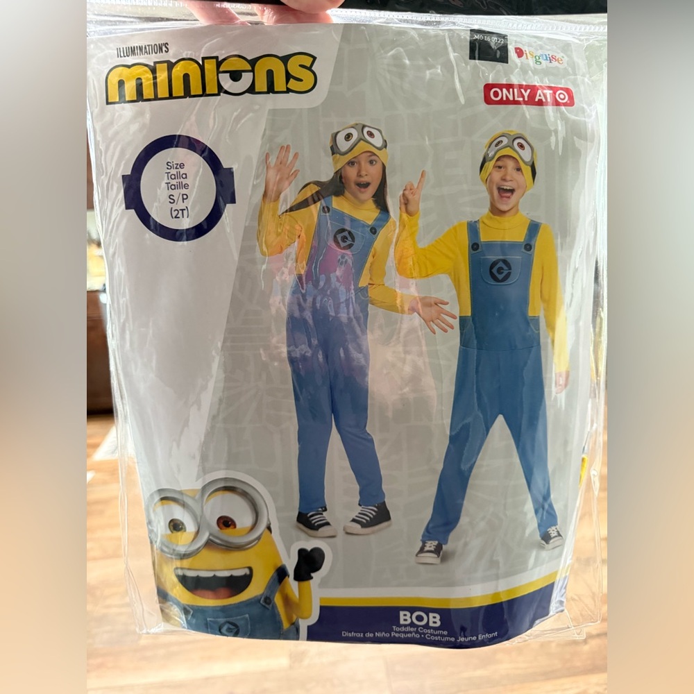Bob Kids Costume - Blue and Yellow 2T minion